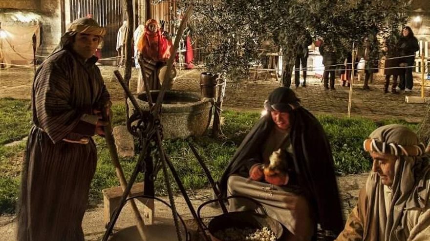 belén viviente de Navamorcuente